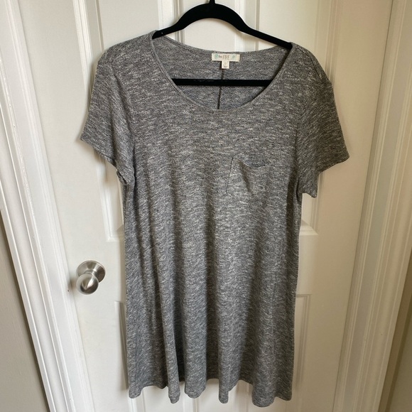 love, Fire Dresses & Skirts - Love Fire Grey T-shirt Dress